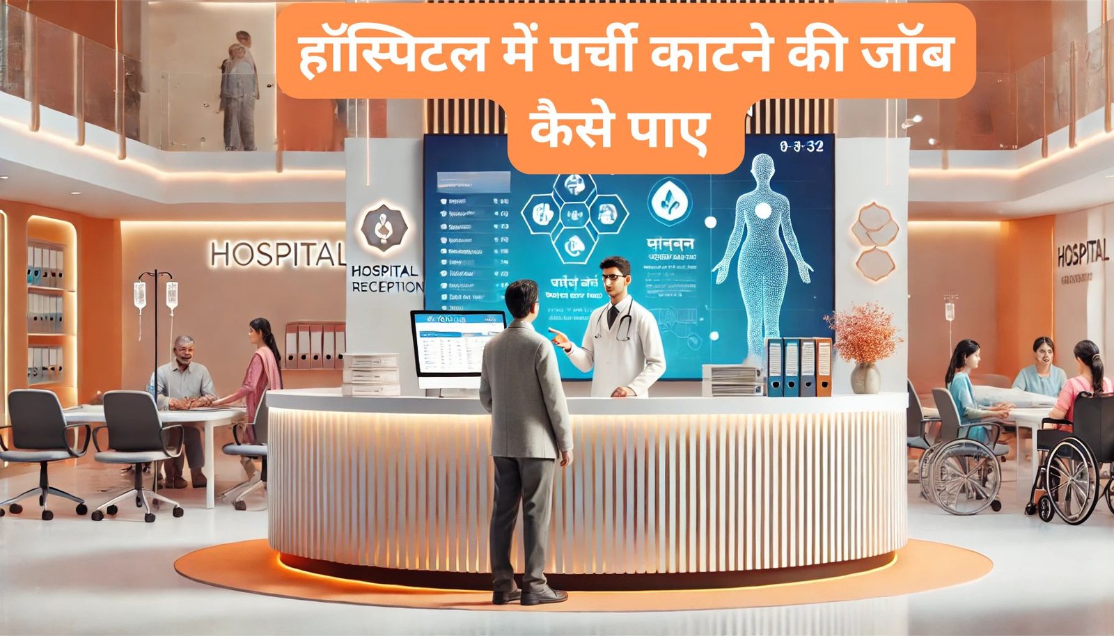 hospital me parchi katne ki job